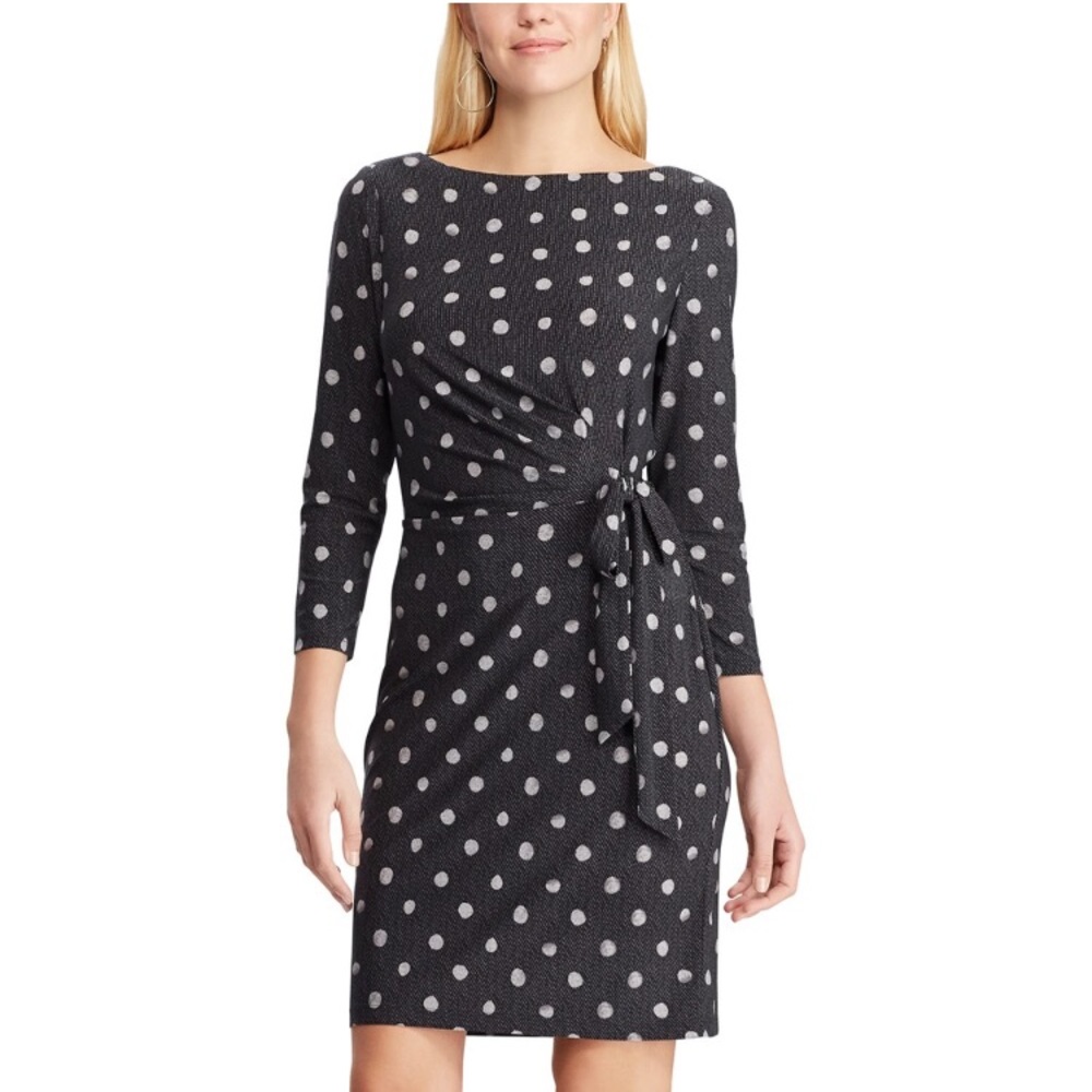 NWT Chaps ruched sheath dress
